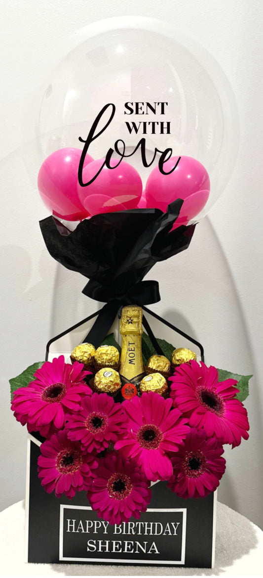 Sent with Love Balloon Bouquet Gift