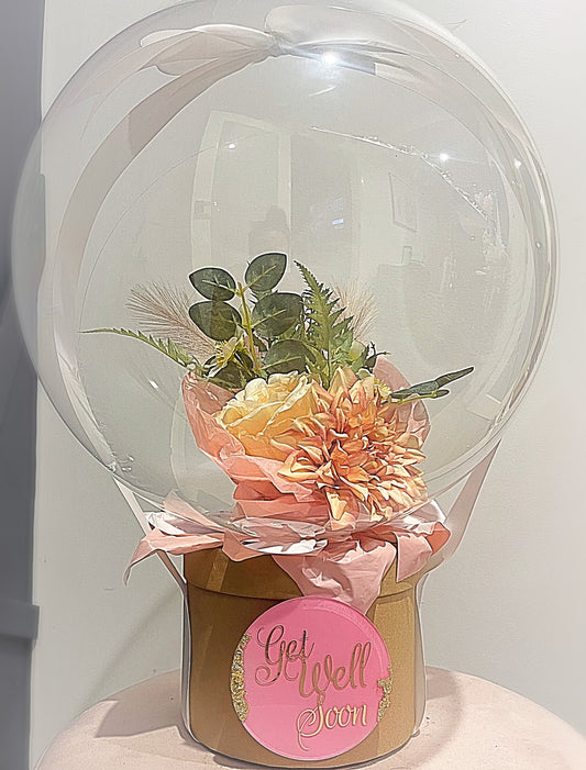 Get Well Soon Bubble Balloon Bouquet Gift