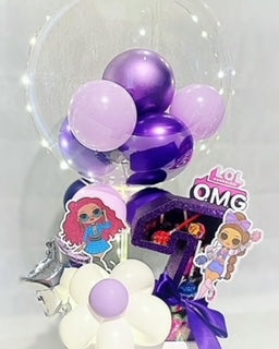 OMG inspired Bubble Balloon Bouquet Gift