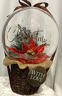 Traditional Red Snow Globe