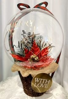 Traditional Red Snow Globe