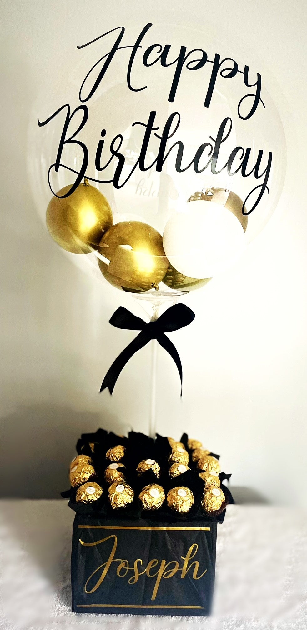 Simplicity Ferrero Bubble Balloon Bouquet Gift