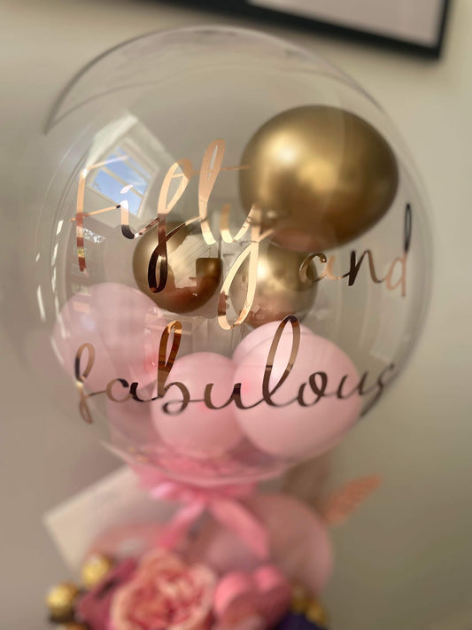 Spa Bubble Balloon Bouquet Gift - For Her